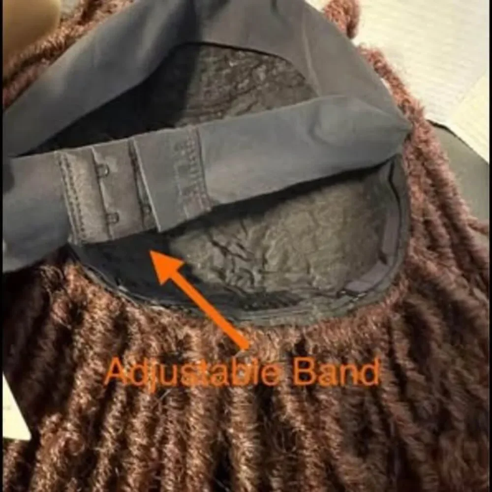 NEW 1B/350 Soft Dreadlock Headband Twist Wig